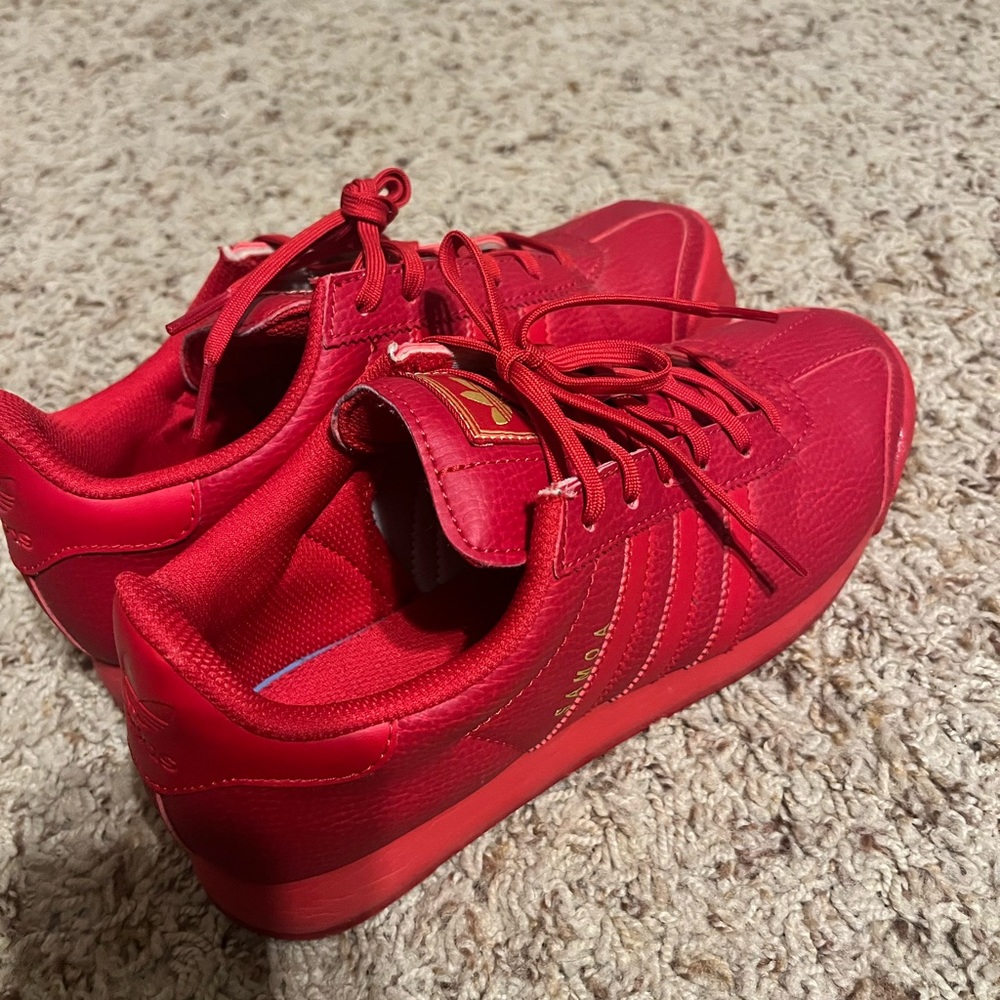 Adidas Samoas all red